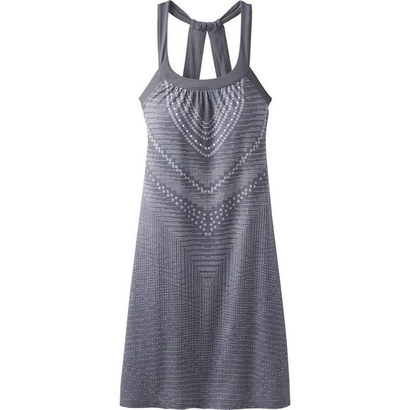 Prana Built In Bra Grey Quick Dry Breathable Cantine Dress Size S - Picture 14 of 16